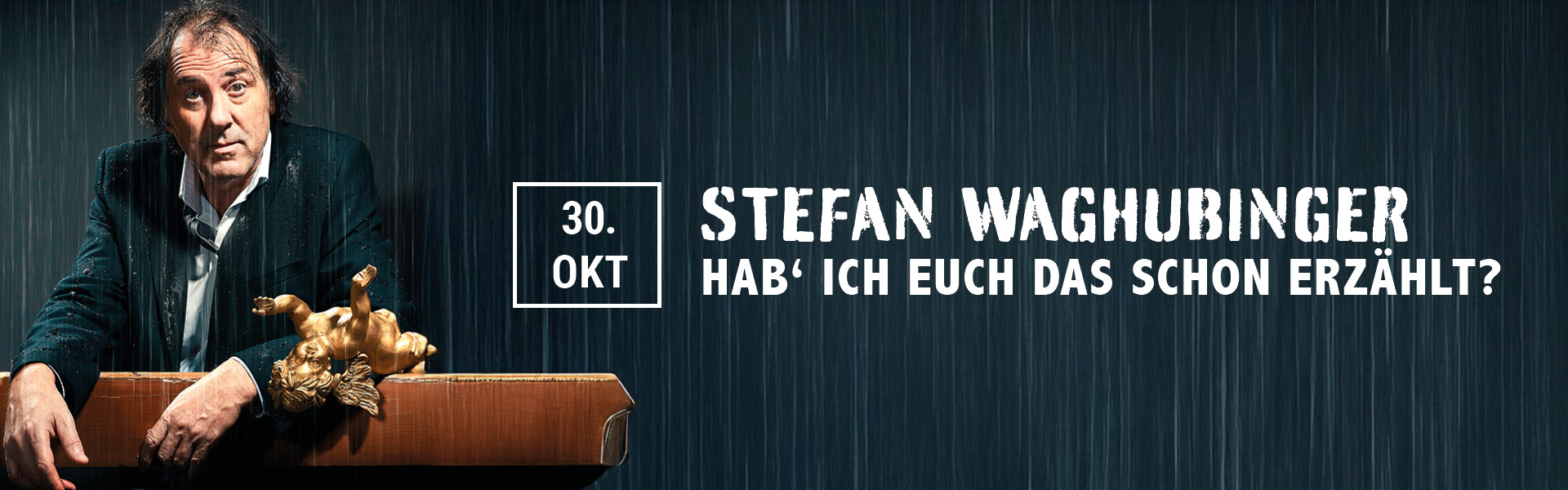 30.10.2025 20.00 Stefan Waghubinger - Hab' ich euch das schon erzählt?